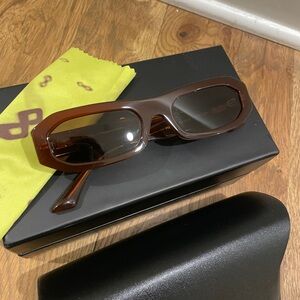 Karen Wazen Sunglasses - HAZEL - BURGUNDY